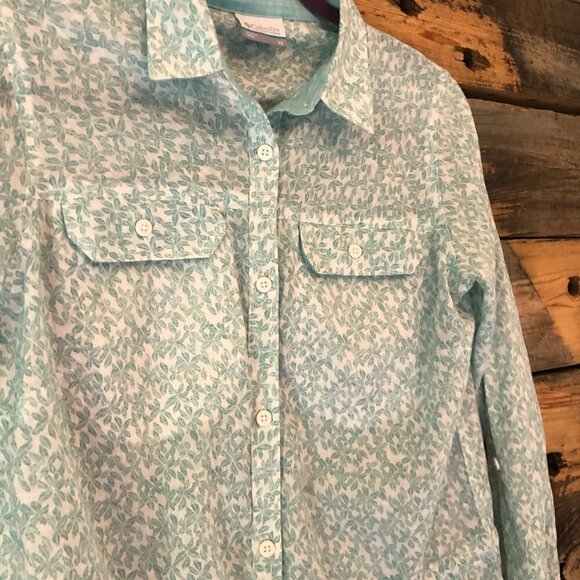 Columbia button-down blouse top - Picture 2 of 8